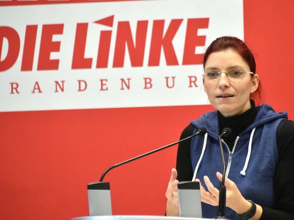 Diana Golze, Vorsitzende Die Linke Brandenburg, wurde lange als Spitzenkandidatin gehandelt. Sie trat aber nicht zur Wahl an.