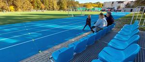 Der Sportplatz des SC Potsdam im Kirchsteigfeld ist erst im Oktober nach der Sanierung wiedereröffnet worden.