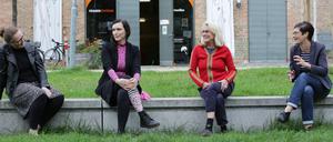 Das Frauenzentrum wird heute von Laura Kapp, Jenny Pöller, Heiderose Gerber und Anja Günther (v.l.) geleitet.