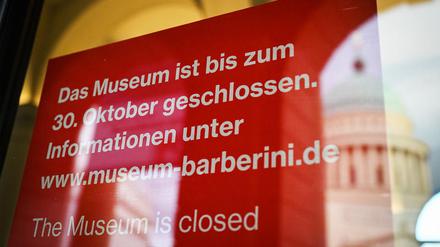 Das Museum Barberini ist nach dem Kartoffelbrei-Angriff geschlossen.