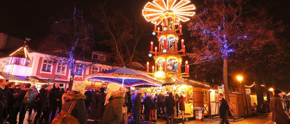 Der Potsdamer Weihnachtsmarkt findet dieses Jahr vorraussichtlich statt. In den Gemeinden Stahnsdorf, Teltow und Kleinmachnow sieht das anders aus.