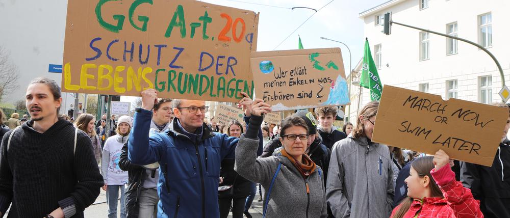 2000 Teilnehmer zählte die "Potsdam for Future"-Demo am 31. März.