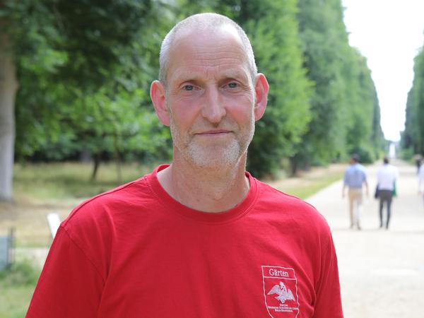 Ralf Kreutz ist Revierleiter im Park Sanssouci. 