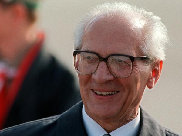 Erich Honecker, aufgenommen am 8. Oktober 1989.