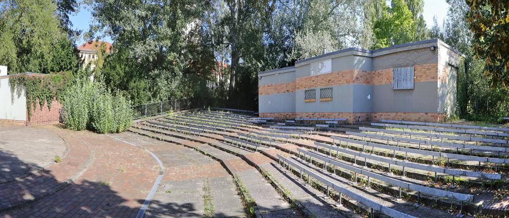 Die Freilichtbühne auf der Potsdamer Freundschaftsinsel soll eigentlich abgerissen werden.