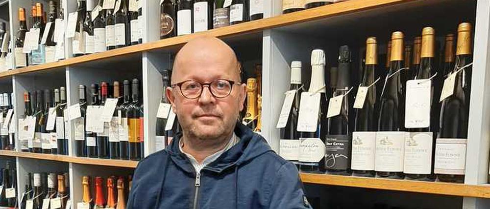 "In Vino"-Inhaber André Zibolsky fürchtet dramatische Umsatzeinbußen.