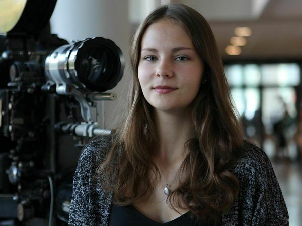 Kassandra Dreflak vom Filmgymnasium Babelsberg war Komparsin bei "Tschick".