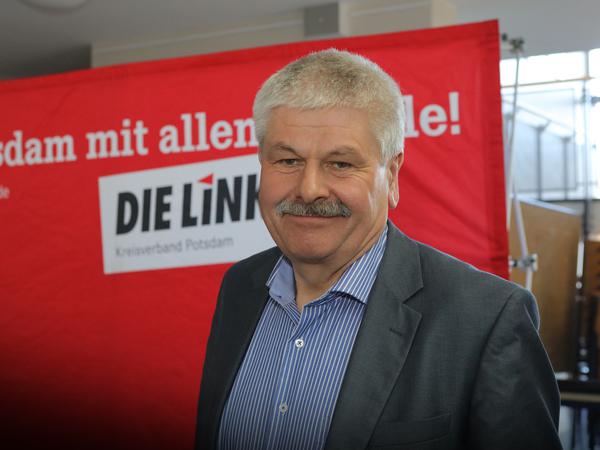 Fraktionschef Hans-Jürgen Scharfenberg (Linke).