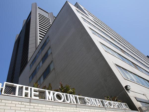 Das Mount Sinai Hospital in New York, USA.