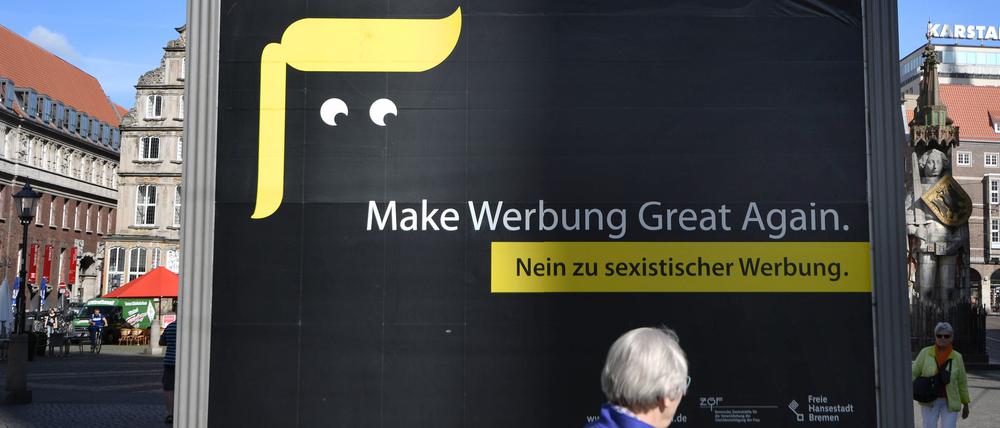 Bremen startete 2017 eine Kampagne gegen sexistische Werbung.