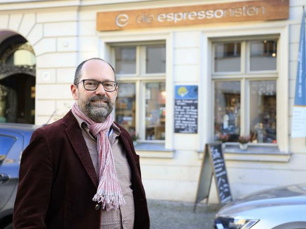 Patrick Großmann führt bereits die Espressonisten in der Gutenbergstraße. 