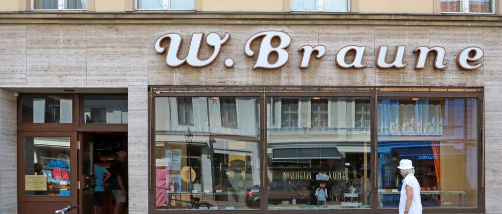 Die traditionsreiche Bäckerei Braune in der Potsdamer Innenstadt.