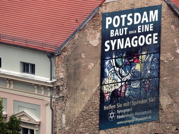 Der Bau der Synagoge in Potsdam ist seit Jahren ein Streitthema. 