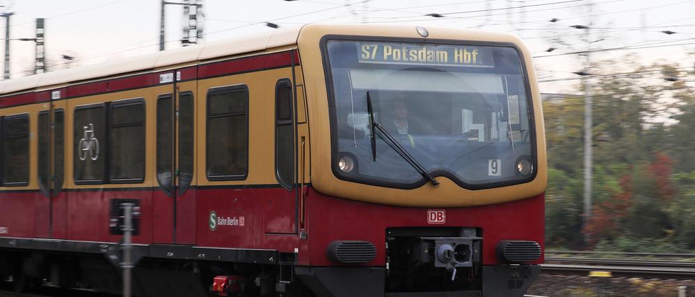 Die S7 fährt am Wochenende nicht von Berlin nach Potsdam.