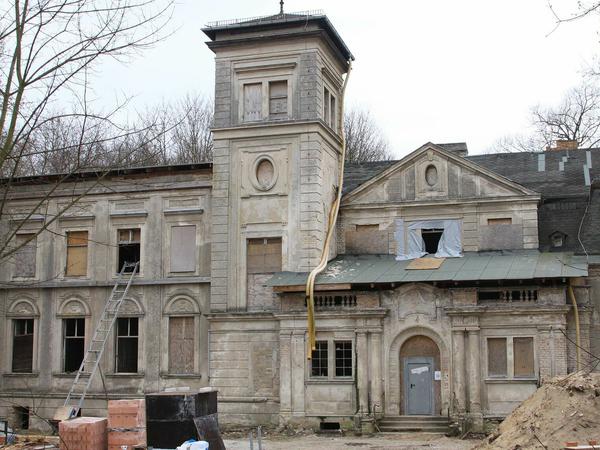 Im Jahr 2013 wurde an der Villa Carlshagen gearbeitet.