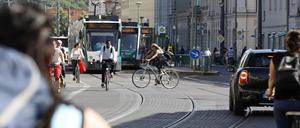 Wie ist die Situation für Radfahrer in Potsdam? 