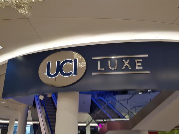 Das UCI Luxe Kino im Hauptbahnhof Potsdam.
