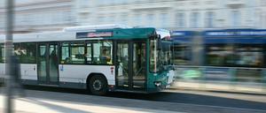 Eine Passagierin eines Potsdamer Linienbusses ist am Dienstagmorgen leicht verletzt worden.