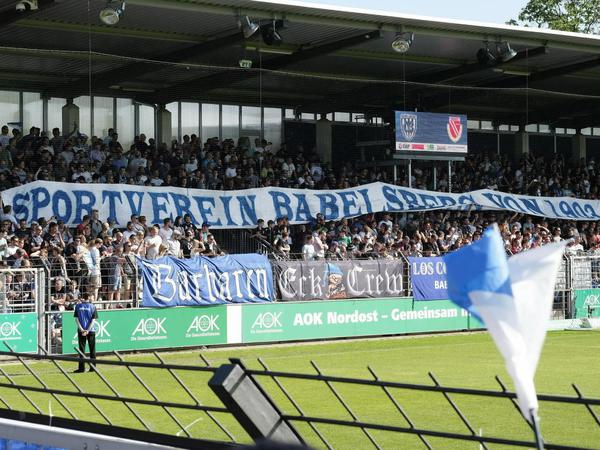Zum Finale 2018 zwischen Babelsberg und Cottbus kamen 9000 Zuschauer ins Karl-Liebknecht-Stadion.
