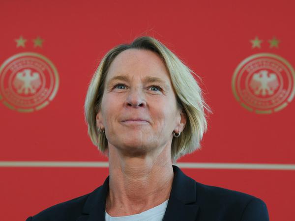 Erste große Herausforderung. Neu-Bundestrainerin Martina Voss-Tecklenburg fiebert der WM entgegen.