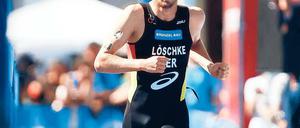 Schnell unterwegs. Franz Löschke vom Team Triathlon Potsdam war am Sonntag beim WM-Finale in London als Elfter der beste deutsche Dreikämpfer.