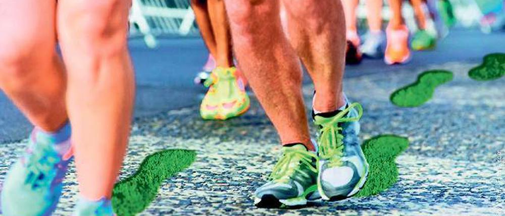 Am Start für neue Ziele. Neben der sportlichen Herausforderung über zehn Kilometer und den Halbmarathon sind Teilnehmer des diesjährigen Schlösserlaufes Gesundheits- und Klimabotschafter.