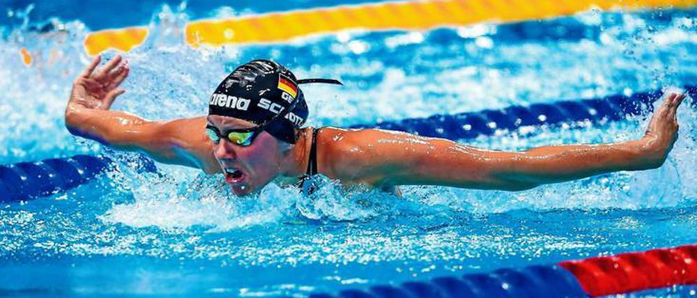 An der Spitze. Verena Schott gehört zu Deutschlands besten Para-Schwimmern.