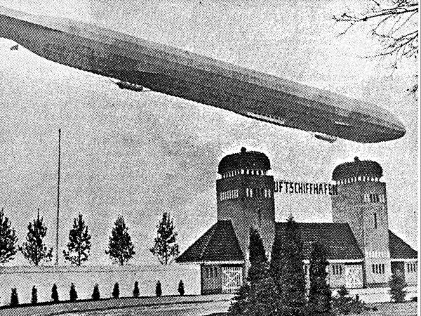 Der Name sagt es: Anfangs war der Luftschiffhafen ein Standort für Zeppeline.