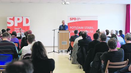Die SPD Potsdam beschließt ihr Programm für die Kommunalwahl.