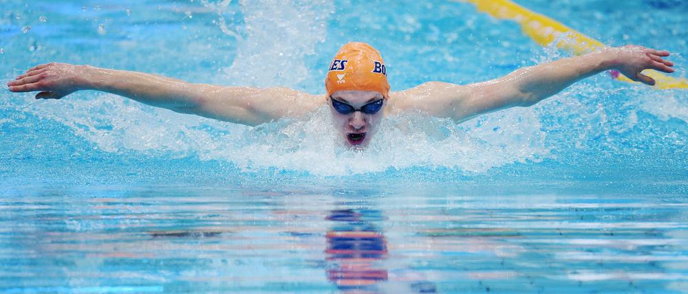 Bald in olympischen Gewässern. Der Potsdamer Sportschüler Johannes Hintze wird bei den Sommerspielen von Rio seine Bahnen ziehen.