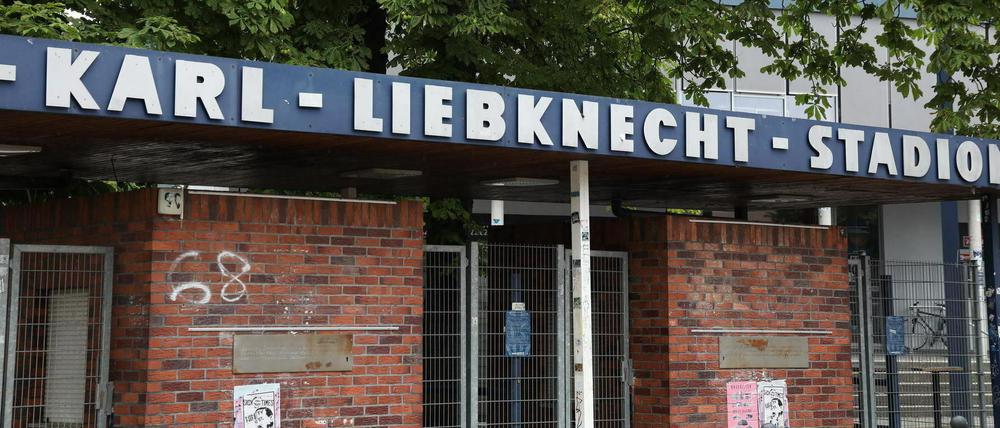 Karl Liebknecht Stadion in Babelsberg.