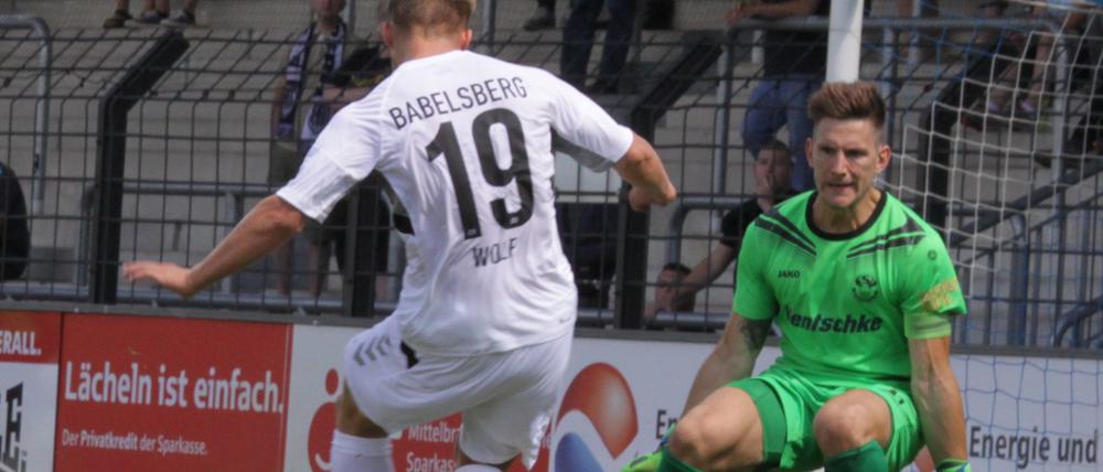 Versenkt. Pieter Wolf erzielte beim 4:0 gegen Bautzen zwei Treffer.