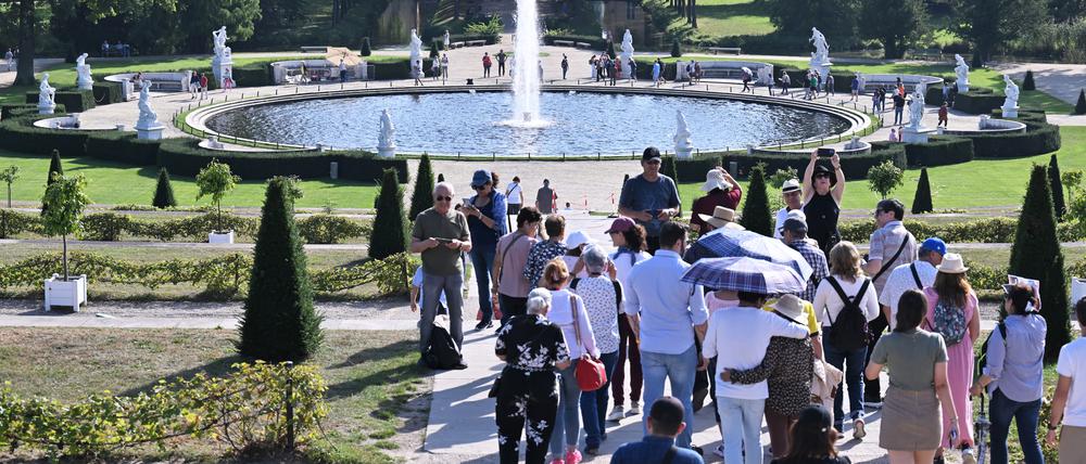 Der Schlosspark Sanssouci bleibt voraussichtlich weiterkostenfrei  öffentlich zugänglich. 