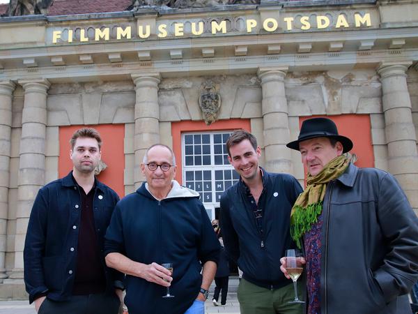 Das Team von "Fabian": Constantin Lieb (Drehbuch), Dominik Graf (Regie), Felix von Boehm (Produzent) und Hanno Lentz (Kamera).