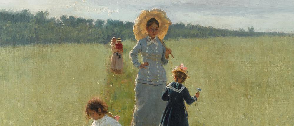 Bald im Museum Barberini: Ilja Repins "Auf dem Feldrain" (1879), eine Leihgabe der Staatlichen Tretjakow-Galerie in Moskau.