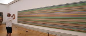 Im Museum Barberini sind noch bis zum 21. Oktober die abstrakten Arbeiten von Gerhard Richter zu sehen.
