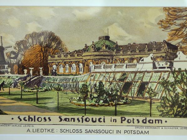 Alfred Liedtke: "Schloß Sanssouci in Potsdam".