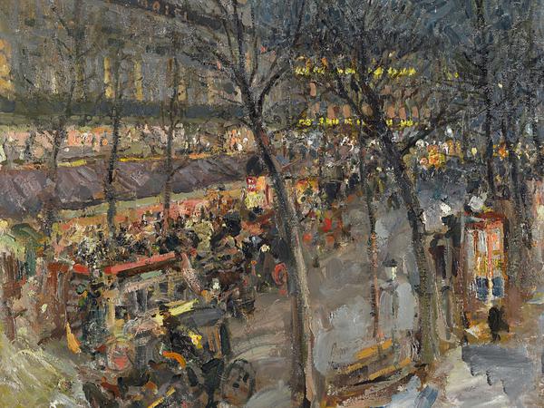 "Paris. Café de la Paix" von Konstantin Korowin (1906).