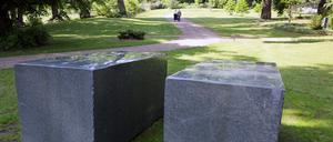 "Fragments of Pound" von Alexander Polzin bildet den Auftakt für den Skulpturenpark, der 2023 im Garten der Villa Jacobs eröffnet werden soll.