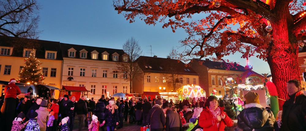 Schon ein Weilchen her: Der Weihnachtsmarkt in Werder (Havel) zuletzt 2019.