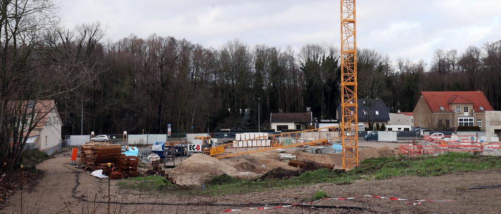 Die Bombe wurde auf der Baustelle der Bonava in Stahnsdorf entdeckt.