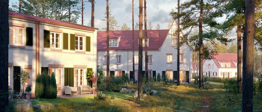 Wegen der Nachfrage, entstehen in Beelitz neue Wohngebiete. Etwa das Wohnquartier für 3500 Einwohner in Beelitz-Heilstätten. 
