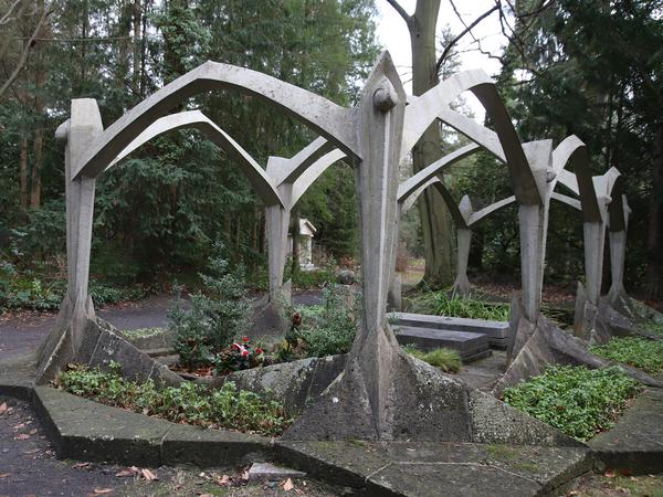 Eine von Ihlefeldts liebsten Grabstätten im Stil des Expressionismus.