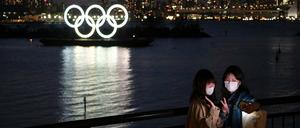 Auf der Kippe. Ob die Olympischen Spiele in diesem Jahr in Tokio stattfinden werden, erscheint mehr und mehr fraglich.