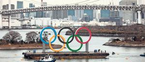 Olympia in Gefahr? Noch sind die Organisatoren der Sommerspiele in Tokio nur besorgt.